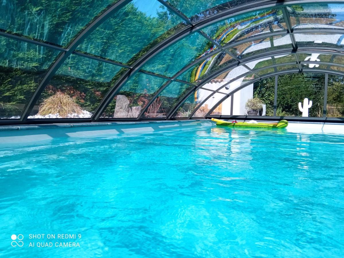 Mas Des Vignes Piscine Chauffee Bed and Breakfast Le Champ-Saint-Pere Exteriör bild